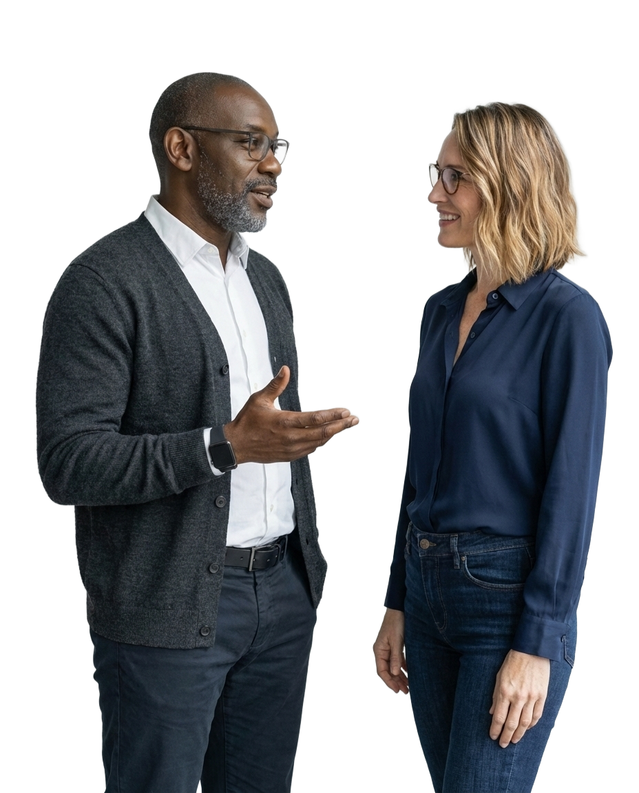 Digital marketing agency working with established small business owners on growth strategy Digital marketing agency working with established small business owners on growth strategy